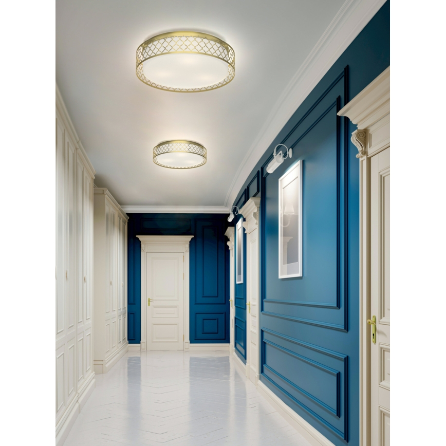 Open Design OR81015 - Deckenleuchte CAVALLI 3xE27/15W/230V Ø 52 cm Messing