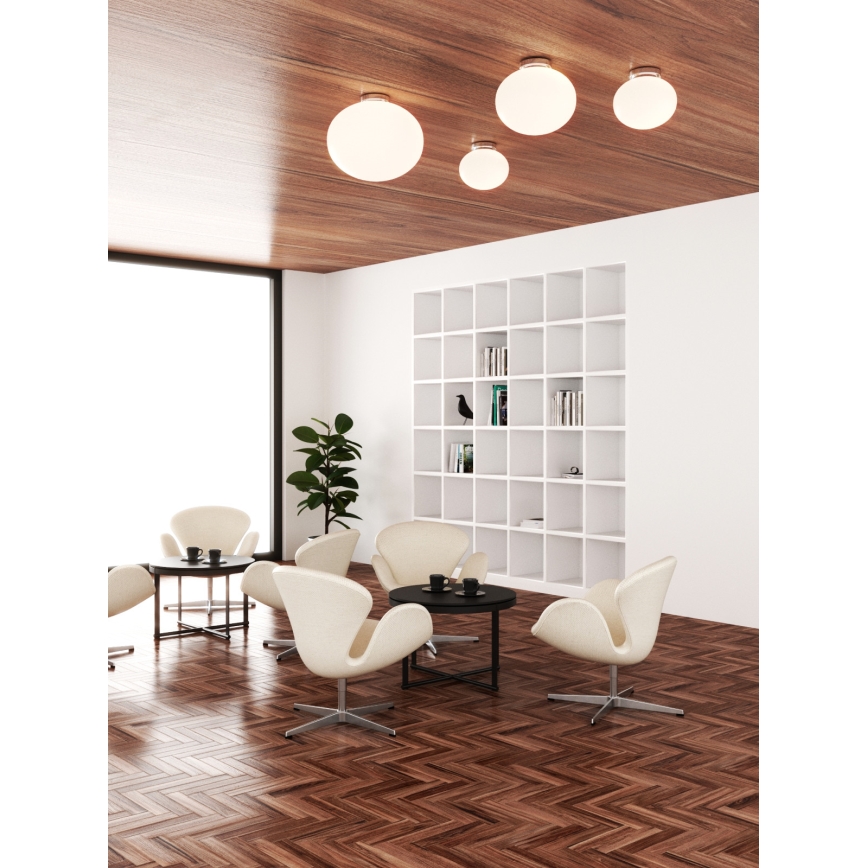 Open Design OR81169 - Deckenleuchte PALLA 1xE27/12W/230V Ø 40 cm glänzender Chrom