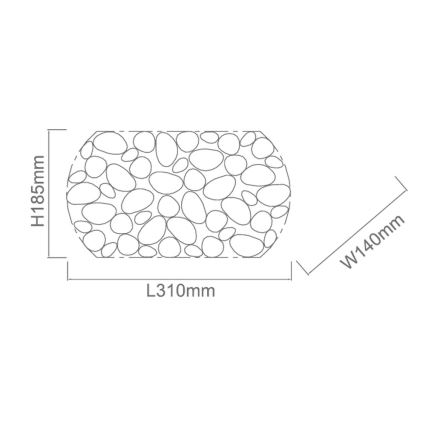 Open Design OR81466 - Wandleuchte CARERA 1xG9/7W/230V weiß