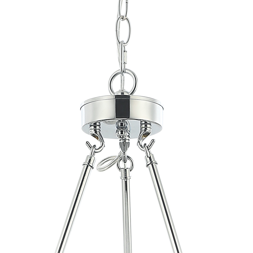 Open Design OR84375 - Kronleuchter mit Kette VERNO 6xE14/12W/230V Ø 55 cm glänzender Chrom