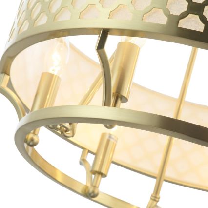 Open Design OR84382 - Kronleuchter an Kette VERNO 6xE14/12W/230V, Ø 55 cm, Messing