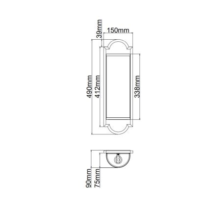 Open Design OR84528 - Wandleuchte LIBERO 2xE14/12W/230V glänzender Chrom