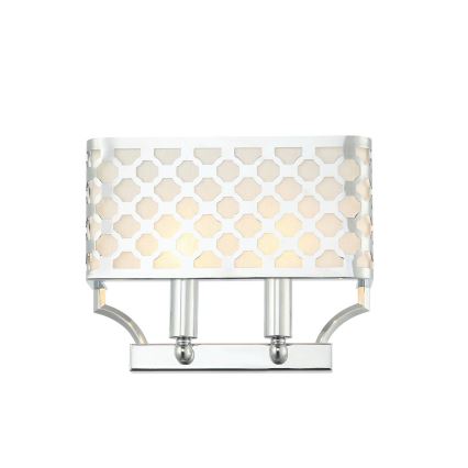 Open Design OR84597 - Wandleuchte VERNO 2xE14/12W/230V glänzender Chrom