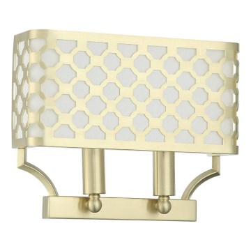 Open Design OR84603 - Wandleuchte VERNO 2xE14/12W/230V Messing