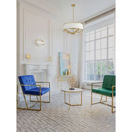 Open Design OR84825 - Pendelleuchte mit Stange GERDO 4xE27/12W/230V gold/weiß