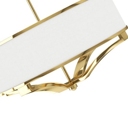 Open Design OR84825 - Pendelleuchte mit Stange GERDO 4xE27/12W/230V gold/weiß