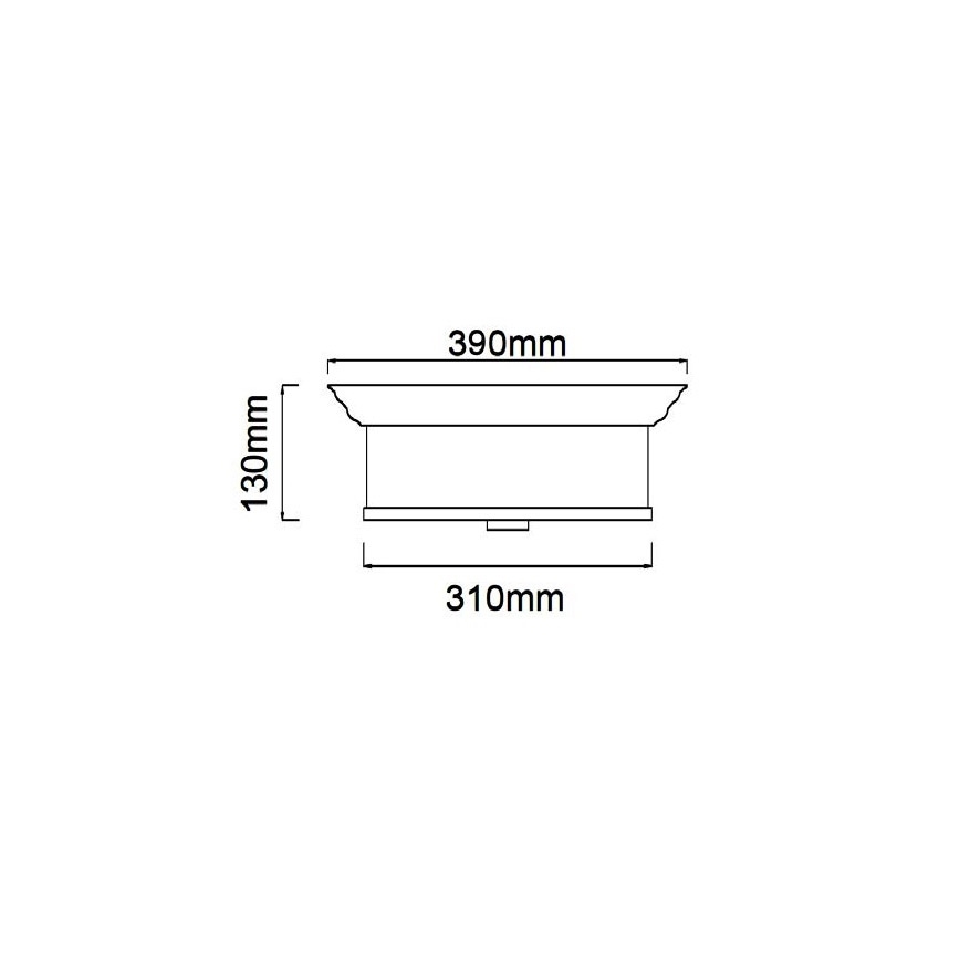 Open Design OR84870 - Deckenleuchte FAMBURO 3xE14/12W/230V Ø 31 cm goldfarben