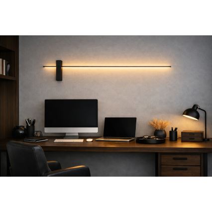 Open Design OR85051 - LED-Wandleuchte BENE LED/10,5W/230V 100 cm schwarz