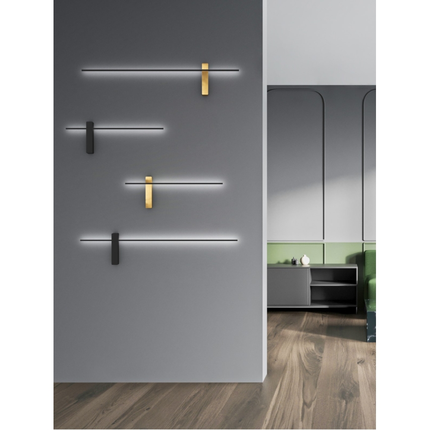 Open Design OR85068 - LED-Wandleuchte BENE LED/7W/230V 62 cm schwarz