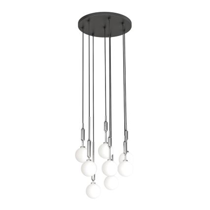 Open Design OR85327 - Pendelleuchte an Stahlseil ERO 8xG9/8W/230V glänzender Chrom