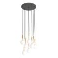 Open Design OR85334 - Pendelleuchte mit Kabel ERO 8xG9/8W/230V, goldfarben