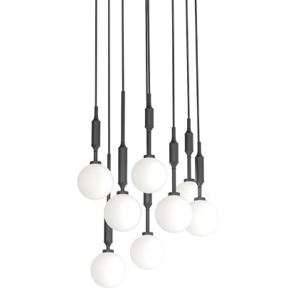 Open Design OR85341 - Hängeleuchte an Seil ERO 8xG9/8W/230V schwarz