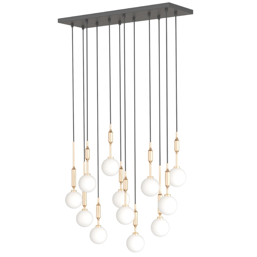 Open Design OR85457 - Pendelleuchte an Kabel ERO 12xG9/8W/230V goldfarben