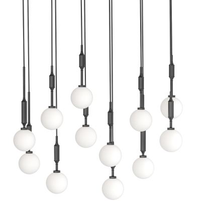 Open Design OR85464 - Seilpendelleuchte ERO 12xG9/8W/230V schwarz