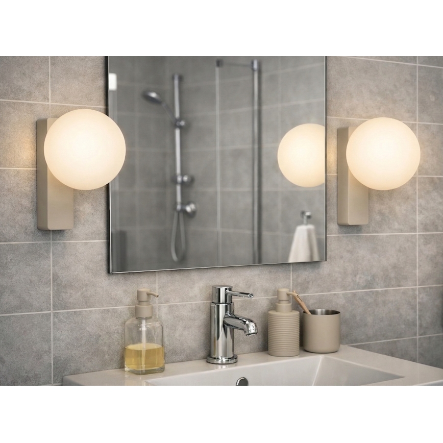 Open Design OR85549 - Badezimmer-Wandleuchte BOLETTA 1xG9/8W/230V IP44 beige