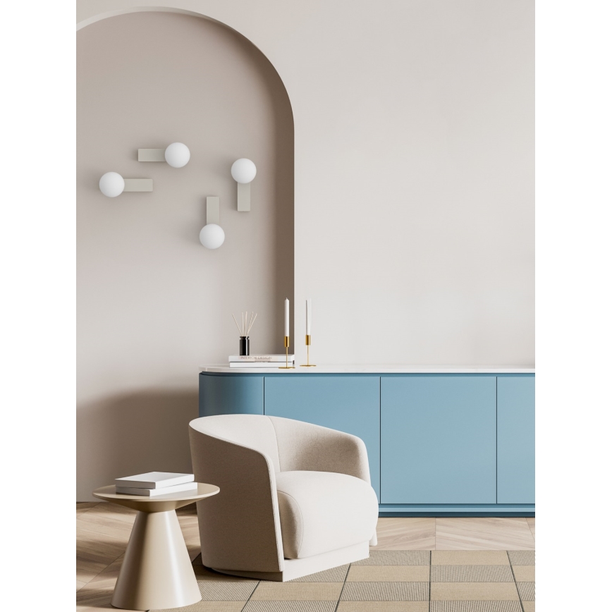 Open Design OR85549 - Badezimmer-Wandleuchte BOLETTA 1xG9/8W/230V IP44 beige