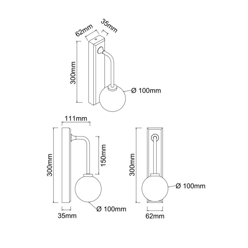 Open Design OR85617 - Badezimmer-Wandleuchte ERO 1xG9/9W/230V IP44 Roségold