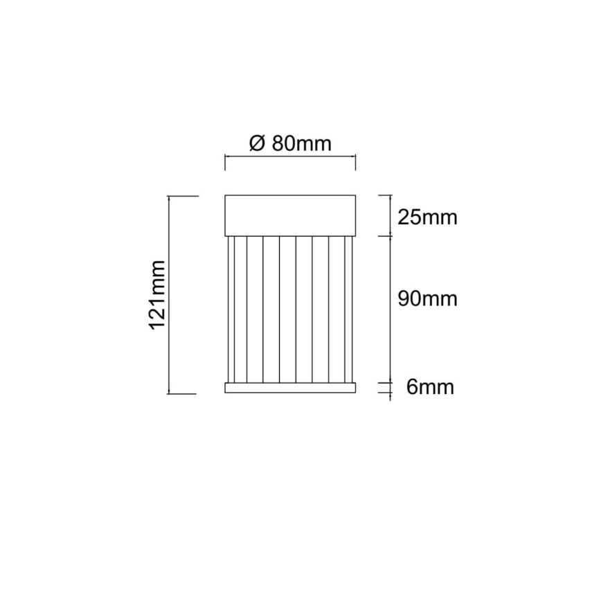 Open Design OR86102 - Spotleuchte FIATTO 1xG9/8W/230V schwarz