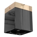 Open Design OR86300 - Spotleuchte CUBO 1xG9/8W/230V schwarz/roségold