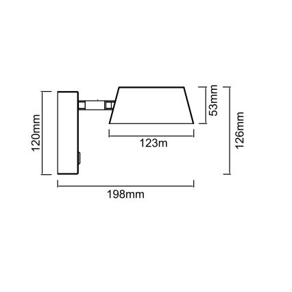 Open Design OR86539 - LED-Wandleuchte TIMO LED/6W/230V 3000/4500/6500K Messing