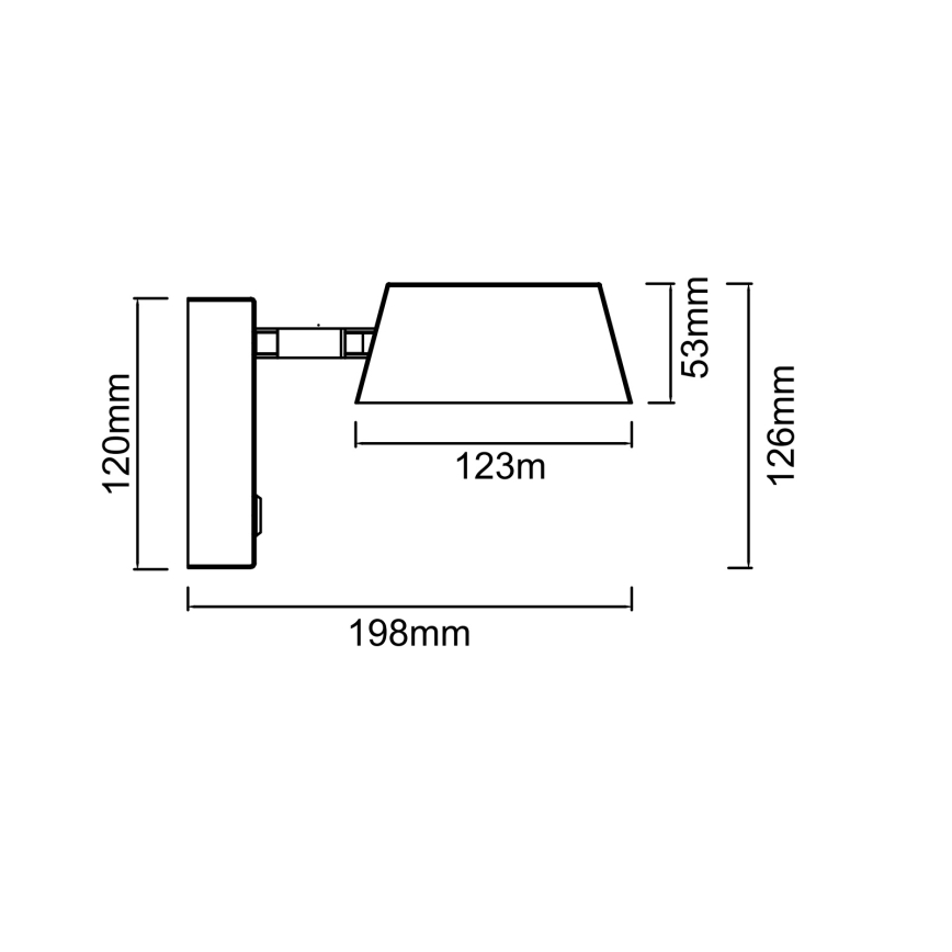 Open Design OR86546 - LED-Wandleuchte TIMO LED/6W/230V 3000/4500/6500K beige