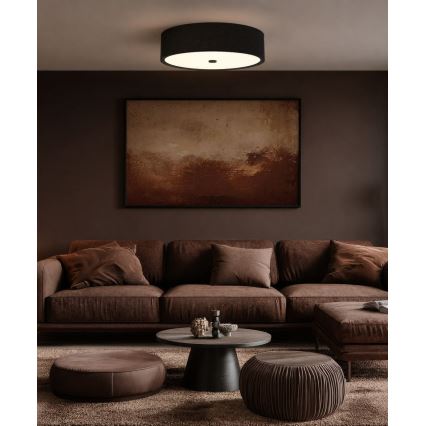 Open Design OR86591 - Deckenleuchte ZALINDRO 6xE27/15W/230V Ø 74,5 cm schwarz