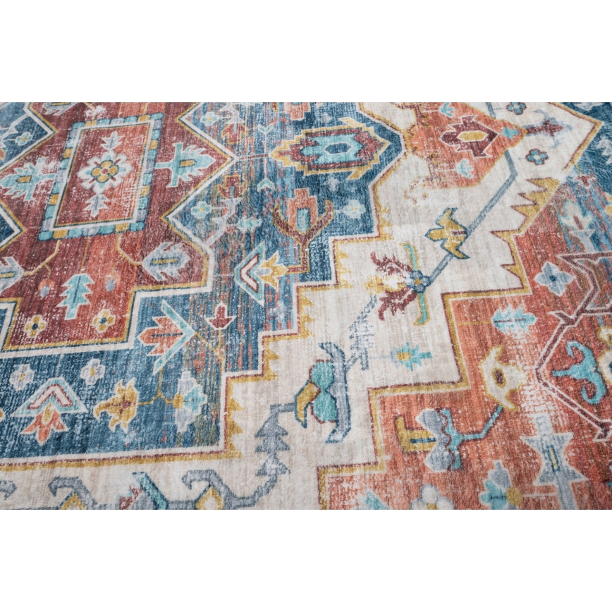 Orientalischer Teppich DOVE-VINTAGE 120x170 cm 2600 g/m2 mehrfarbig
