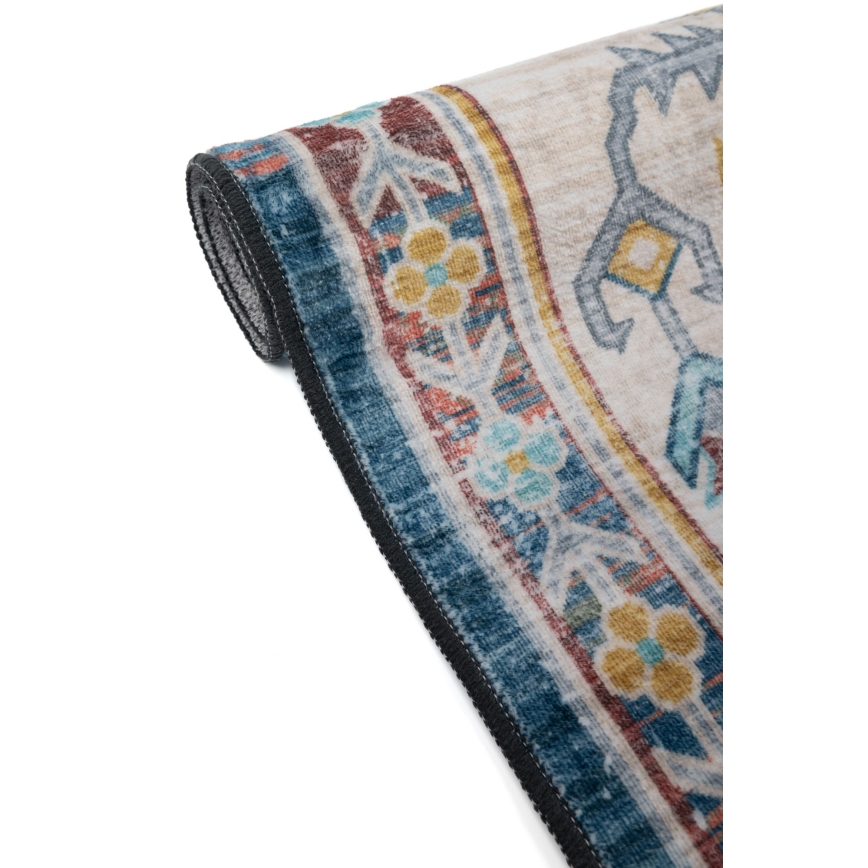Orientalischer Teppich DOVE-VINTAGE 120x170 cm 2600 g/m2 mehrfarbig