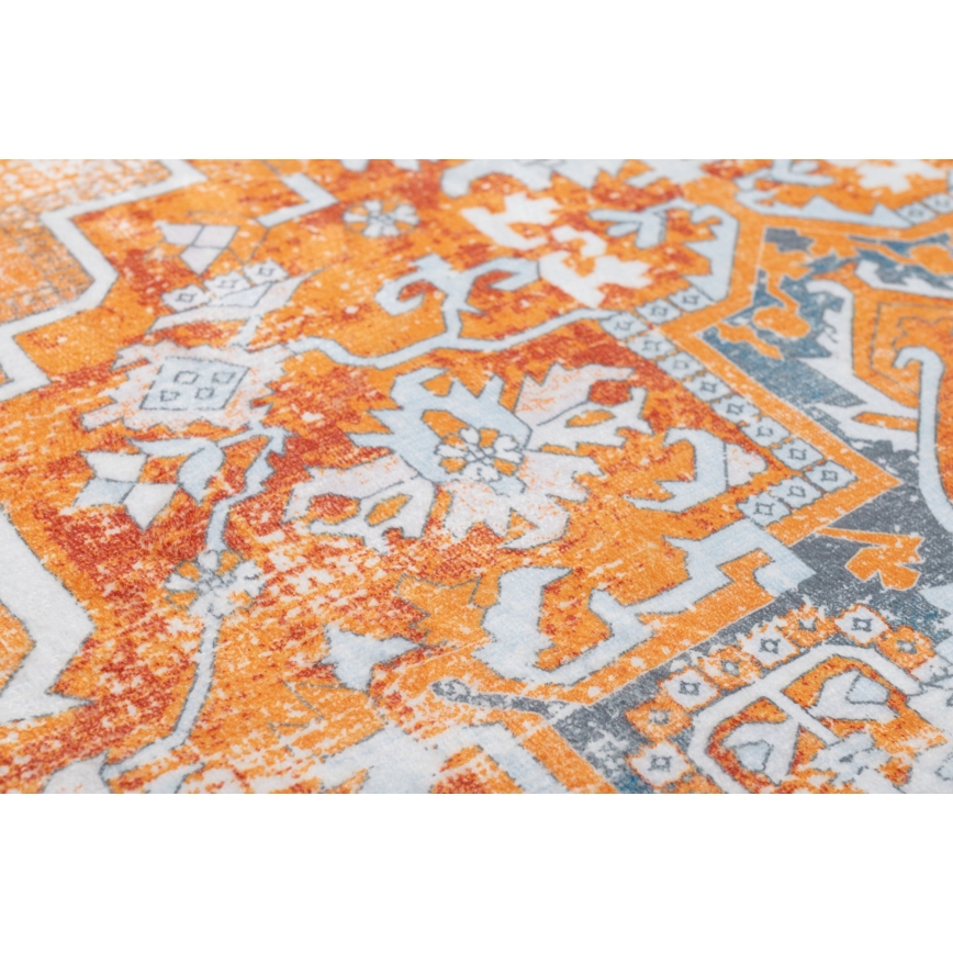 Orientalischer Teppich DOVE-VINTAGE 120x170 cm 2600 g/m2 orange
