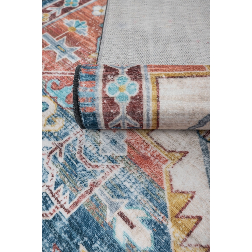 Orientalischer Teppich DOVE-VINTAGE 160x220 cm 2600 g/m2 mehrfarbig