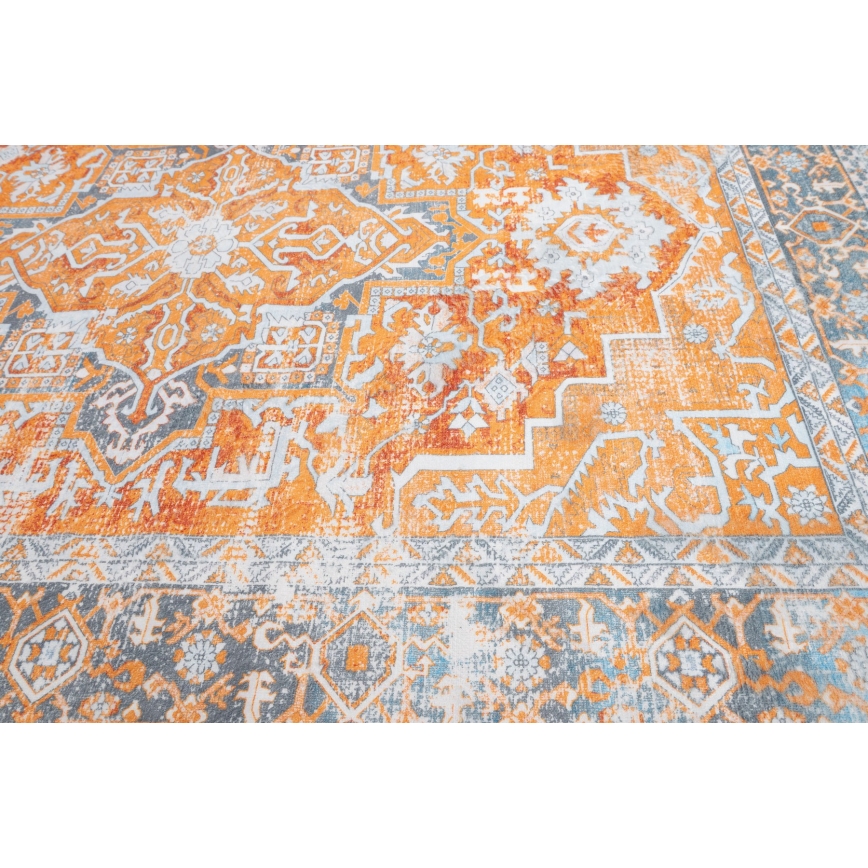 Orientalischer Teppich DOVE-VINTAGE 160x220 cm 2600 g/m2 Orange
