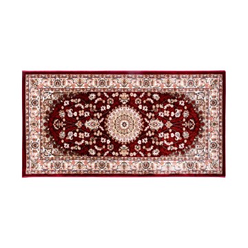Orientalischer Teppich DUBAI 80 x 150 cm, 2300 g/m², rot