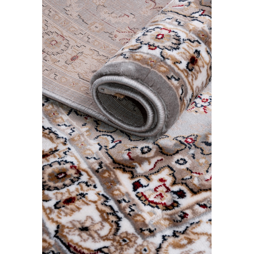 Orientalischer Teppich DUBAI 80x150 cm 2300 g/m2 mehrfarbig/grau