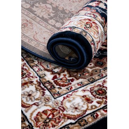 Orientalischer Teppich DUBAI 80x150 cm 2300 g/m² dunkelblau