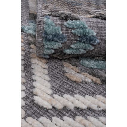 Orientalischer Teppich NEPAL 160x230 cm blau/grau