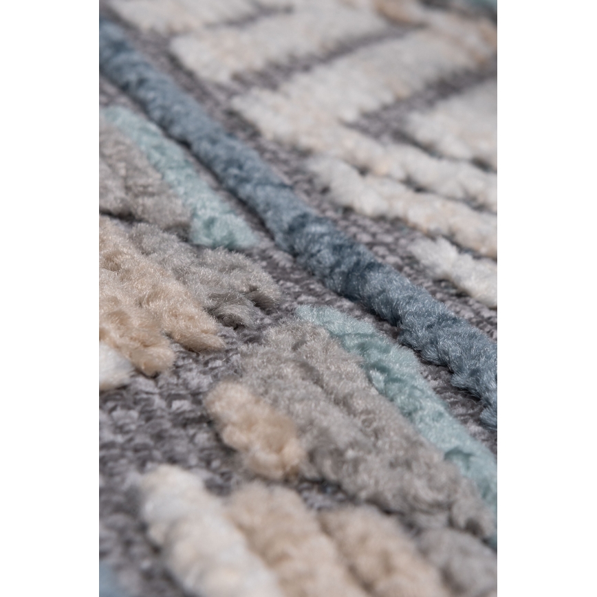 Orientalischer Teppich NEPAL 160x230 cm blau/grau