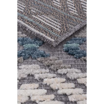 Orientalischer Teppich NEPAL 160x230 cm blau/grau