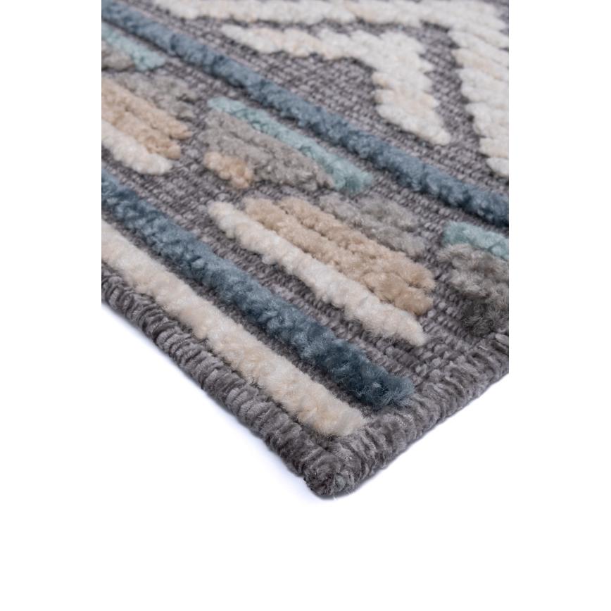 Orientalischer Teppich NEPAL 160x230 cm blau/grau