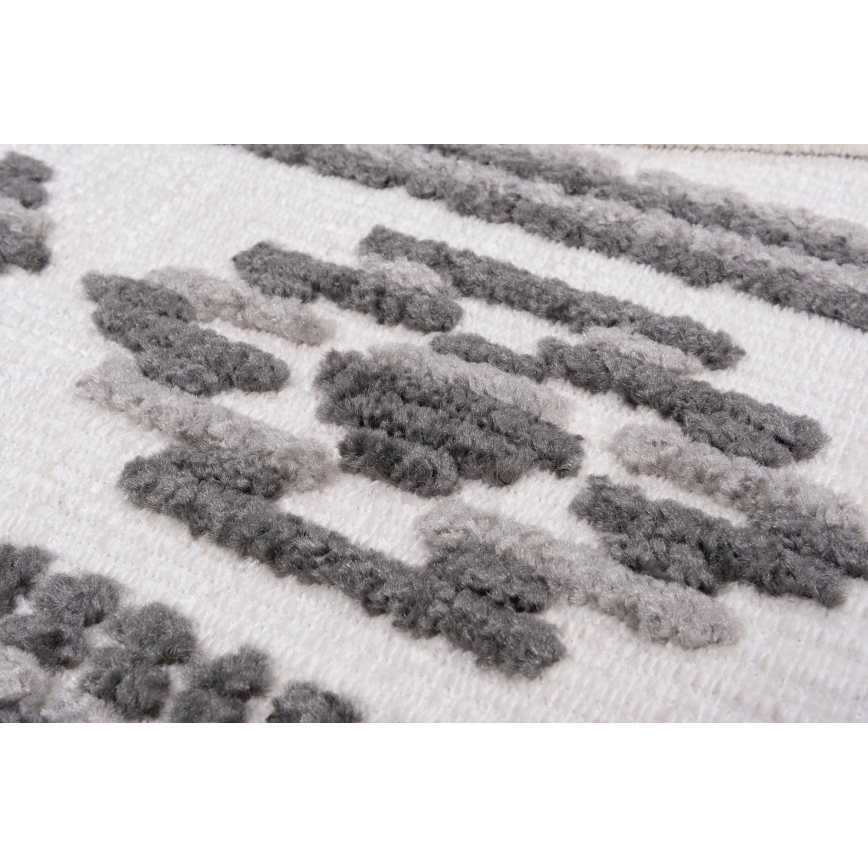 Orientalischer Teppich NEPAL 160x230 cm grau/weiß