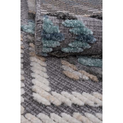Orientalischer Teppich NEPAL 200x280 cm blau/grau/creme