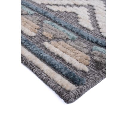 Orientalischer Teppich NEPAL 200x280 cm blau/grau/creme