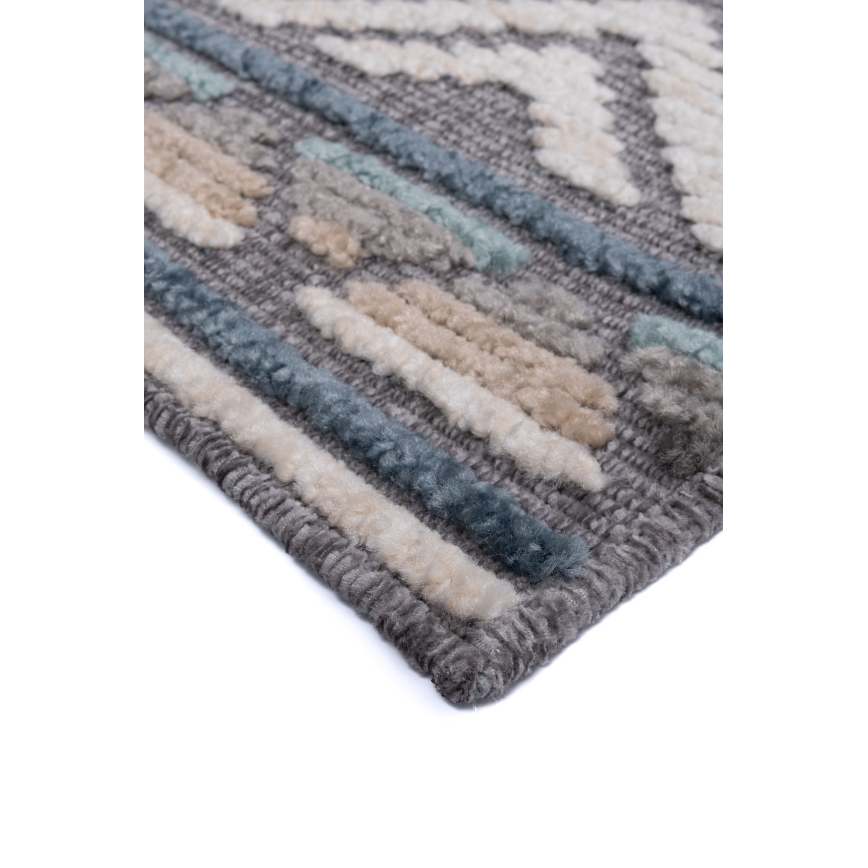 Orientalischer Teppich NEPAL 200x280 cm blau/grau