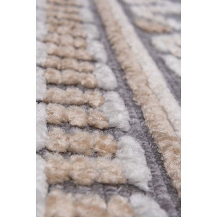 Orientalischer Teppich NEPAL 80x153 cm grau/beige