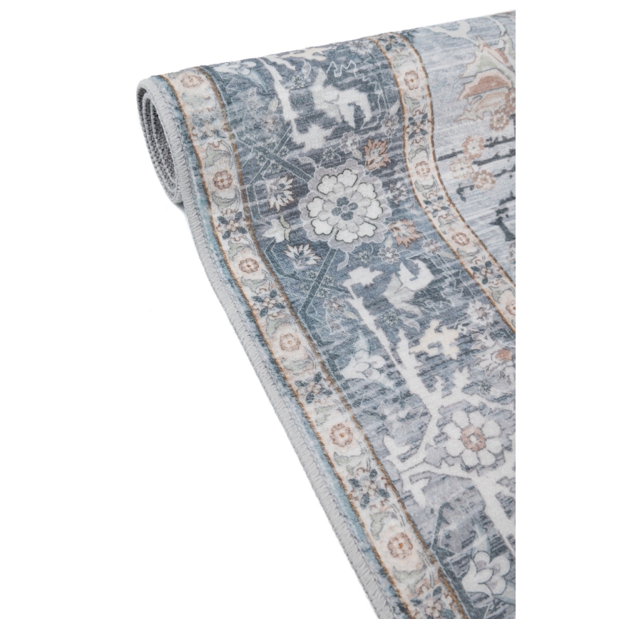 Orientteppich DOVE-VINTAGE 120 x 170 cm, 2600 g/m², grau