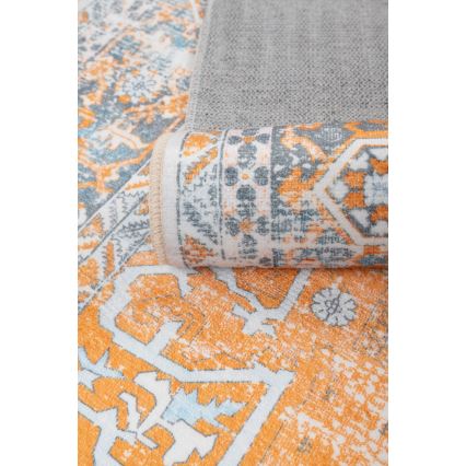 Orientteppich DOVE-VINTAGE 160 x 220 cm, 2600 g/m², orange