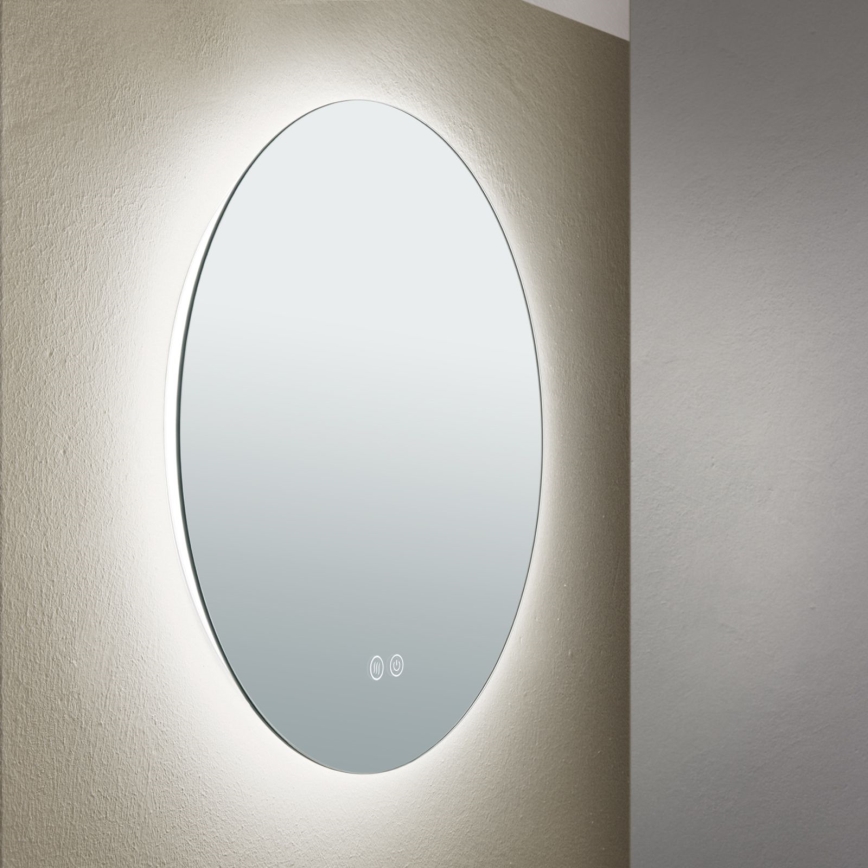 LED-Badezimmer-Wandspiegel mit Hintergrundbeleuchtung FOCUS LED/18W/230V 3000/4200/6000K d 45 cm IP44