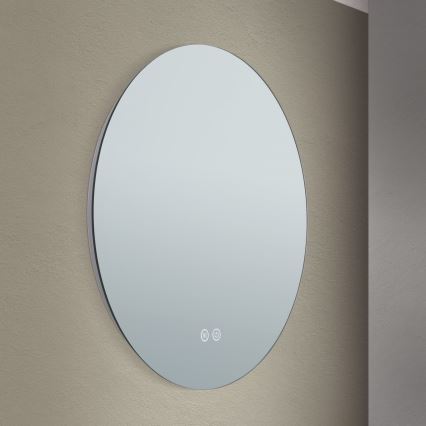 LED-Badezimmer-Wandspiegel mit Hintergrundbeleuchtung FOCUS LED/18W/230V 3000/4200/6000K d 45 cm IP44