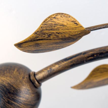 Anbauleuchte SISI 3xE14/40W/230V d 60 cm bronzen/Patina