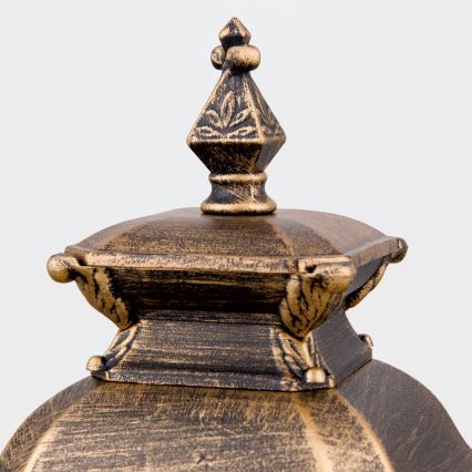 Außenleuchte AIKO 1xE27/60W/230V 59 cm IP23 Bronze/Patina