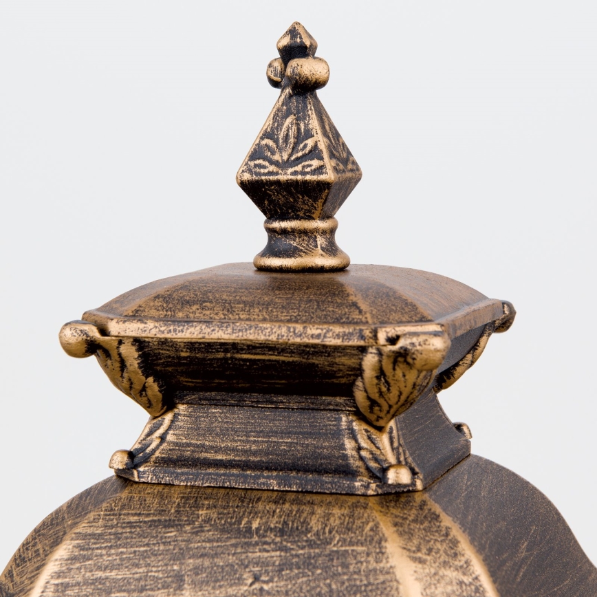 Außenleuchte AIKO 1xE27/60W/230V 59 cm IP23 Bronze/Patina